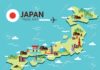 Travel infographic – Fact – #Japan’s four main islands, Honshu, Hokkaido, Kyushu and Shikoku, make …