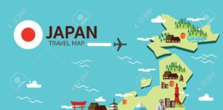 Travel infographic – Fact – #Japan’s four main islands, Honshu, Hokkaido, Kyushu and Shikoku, make …