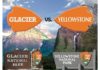 Travel infographic – Glacier National Park versus Yellowstone National Park. Which should you visit? …