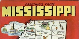 Travel infographic – Greetings from Mississippi