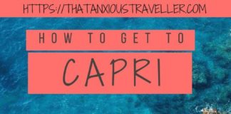 Travel infographic – How To Get To Capri From Naples