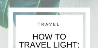 Travel infographic – How To Travel Light: 17 Packing Tips