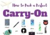 Travel infographic – How to Pack a Perfect Carry-On