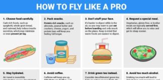 Travel infographic – How to fly like a pro