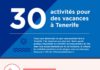 Travel infographic – Infographie 30 activités à Tenerife