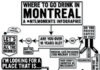 Travel infographic – Infographie pour savoir quel Bar de Montréal, Quebec, Canada correspond à vos…