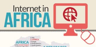 Travel infographic – Internet In Africa (data current as of 2012) {Mushroom Networks}