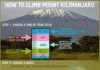 Travel infographic – Kilimanjaro Infographic Travel to Tanzania travel tips about Tanzania tourism a…