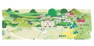 Travel infographic – Map/hand-drawn…Shenzhen China on Behance