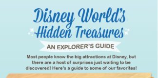 Travel infographic – Most people know the big attractions at Disney, but there are a host of surprise…