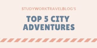 Travel infographic – My Top 5 City Adventures