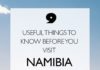 Travel infographic – Namibia Travel Tips: Essential Things To Know Before Travelling To Namibia