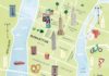 Travel infographic – New York Illustrated Map – New York Print – New York Map Poster