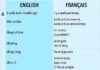 Travel infographic – Phrases in English to French