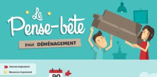 Travel infographic – Préparer son déménagement (infographie)