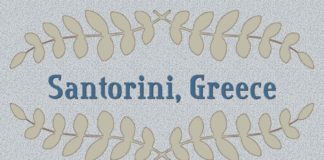 Travel infographic – Santorini Island, Greece – Facts, Infographic