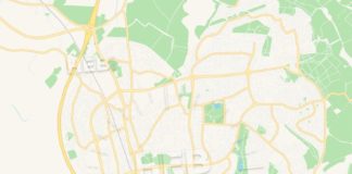 Travel infographic – Stevenage, England Vector Map – Classic Colors