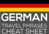 Travel infographic – Survival German Travel Phrase Guide with Pronunciation