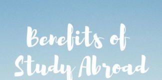 Travel infographic – The Benefits of Study Abroad Infographic