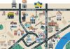 Travel infographic – Theatre, gallery and cabaret shows map – – all within easy access from London …