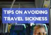 Travel infographic – Tips on Avoiding Travel Sickness