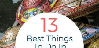 Travel infographic – Top 13 Best Things To Do in Bangkok
