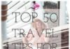 Travel infographic – Top 50 Travel Tips For The First Time Solo Traveler