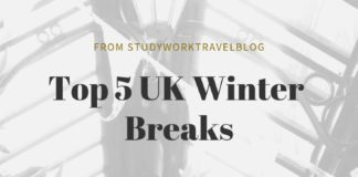 Travel infographic – Top UK Winter Weekenders