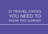 Travel infographic – Travel Hacks You Need To Know This Summer #infographic
