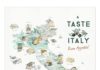 Travel infographic – Travel infographic – An illustrated map of Italy’s regional food