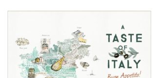Travel infographic – Travel infographic – An illustrated map of Italy’s regional food