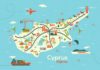 Travel infographic – Travel infographic – Cyprus Map