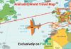 Travel infographic – Travel infographic – I will create animated world travel map or animated street map.