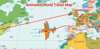 Travel infographic – Travel infographic – I will create animated world travel map or animated street map.