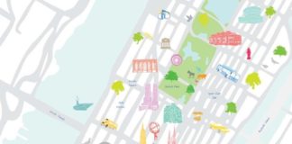 Travel infographic – Travel infographic – Map of New York City, £20.00