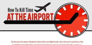Travel infographic – Travel infographic – Ways To Kill Time at The Airport