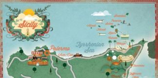 Travel infographic – Travel infographic – sicily-map