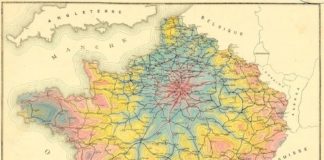 Travel infographic – Traveling Back in Time With Colorful Isochrone Maps