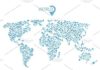 Travel infographic – Vector world map for infographic. Infographic Templates