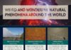 Travel infographic – Weird and Wonderful Natural Phenomena Around the World #infographic