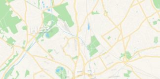 Travel infographic – Wolverhampton, England Vector Map – Classic Colors