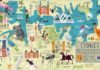 Travel infographic – interesting-maps: “ Sydney illustrated map, by Martin Haake from the book City…