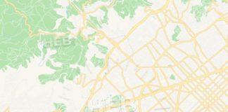 Travel infographic – les Corts, Spain Vector Map – Classic Colors