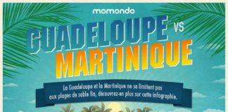 Travel infographic – martinique et guadeloupe infographie