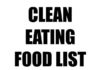 Food infographic – Clean Eating Grocery List For Beginners (Infographic & PDF Download)