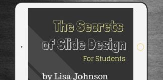 Educational infographic : The Secrets of Slide Design for Students (Infographic)
