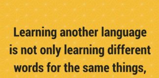 Educational infographic : 33 Inspirational Quotes About Language Learning