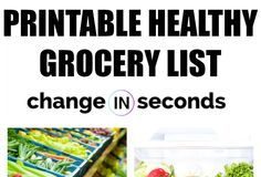 Food infographic – Clean Eating Grocery List For Beginners (Infographic & PDF Download)