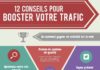 Business infographic : 12 conseils pour booster votre trafic #web #Numérique #Infographie