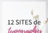 Business infographic : 12 sites de Typographies Gratuites